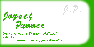 jozsef pummer business card